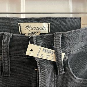 Madewell New With Tags Black 10” High Rise Jeans, Size 24